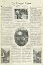 Better Homes & Gardens July 1922 Magazine Article: The All-Mighty Sprayer