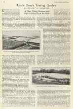 Better Homes & Gardens July 1922 Magazine Article: Uncle Sam's Testing Garden