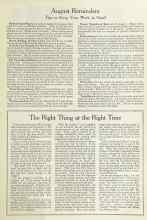 Better Homes & Gardens August 1922 Magazine Article: August Reminders