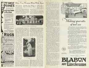 Better Homes & Gardens August 1922 Magazine Article: How Two Women Won With Bees