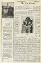 Better Homes & Gardens September 1922 Magazine Article: The First Wrinkle