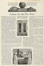 Better Homes & Gardens September 1922 Magazine Article: Nothing Lost But Pure Water