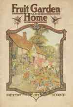 Better Homes & Gardens September 1922 Magazine Cover