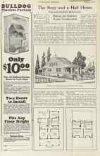 Better Homes & Gardens October 1922 Magazine Article: The Story and a Half House