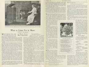 Better Homes & Gardens October 1922 Magazine Article: What to Listen For in Music