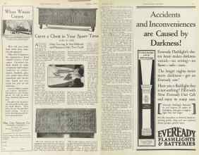 Better Homes & Gardens October 1922 Magazine Article: Carve a Chest in Your Spare Time