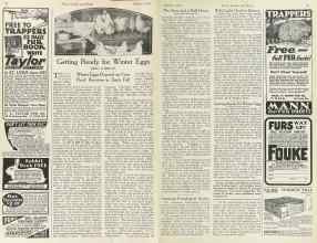 Better Homes & Gardens October 1922 Magazine Article: Getting Ready for Winter Eggs