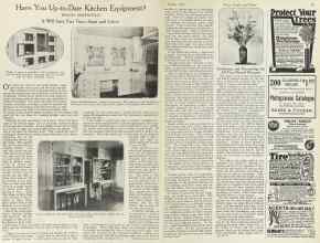 Better Homes & Gardens October 1922 Magazine Article: Have You Up-to-Date Kitchen Equipment?