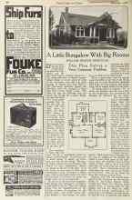 Better Homes & Gardens November 1922 Magazine Article: A Little Bungalow With Big Rooms