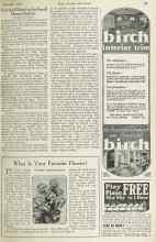 Better Homes & Gardens December 1922 Magazine Article: What Is Your Favorite Flower?