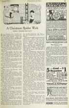 Better Homes & Gardens December 1922 Magazine Article: A Christmas Spider Web