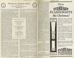 Better Homes & Gardens December 1922 Magazine Article: Planning the Christmas Dinner