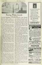 Better Homes & Gardens January 1923 Magazine Article: Buying White Goods