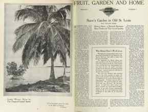 Better Homes & Gardens January 1923 Magazine Article: Shaw's Garden in Old St. Louis