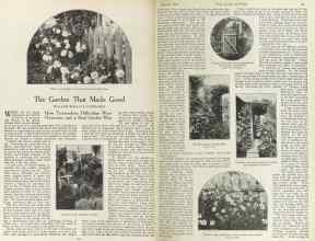 Better Homes & Gardens January 1923 Magazine Article: The Garden That Made Good