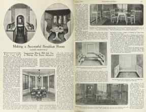 Better Homes & Gardens January 1923 Magazine Article: Making a Successful Breakfast Room