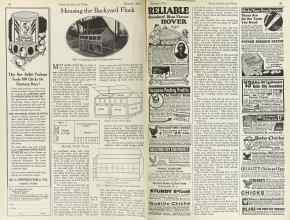 Better Homes & Gardens January 1923 Magazine Article: Housing the Backyard Flock
