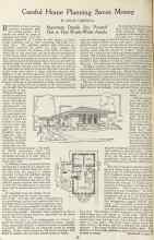 Better Homes & Gardens February 1923 Magazine Article: Careful Home Planning Saves Money