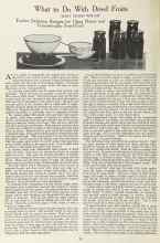 Better Homes & Gardens March 1923 Magazine Article: What to Do With Dried Fruits