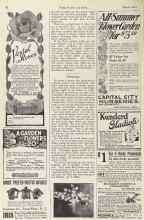 Better Homes & Gardens March 1923 Magazine Article: Verbenas