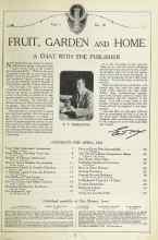 Better Homes & Gardens April 1923 Magazine Article: A CHAT WITH THE PUBLISHER