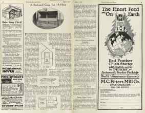 Better Homes & Gardens April 1923 Magazine Article: A Backyard Coop For 18 Hens