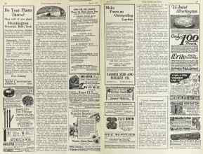 Better Homes & Gardens April 1923 Magazine Article: Garden Reminders
