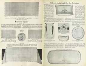 Better Homes & Gardens April 1923 Magazine Article: Bedroom Linens