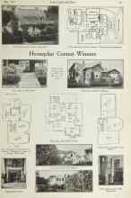Better Homes & Gardens May 1923 Magazine Article: Houseplan Contest Winners