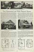 Better Homes & Gardens May 1923 Magazine Article: Two Economical and Well-Planned Homes