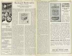 Better Homes & Gardens May 1923 Magazine Article: Backyard Beekeeping