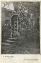 Better Homes & Gardens June 1923 Magazine Article: An Interesting Entrance to a New England Yard