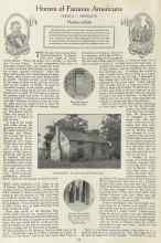 Better Homes & Gardens June 1923 Magazine Article: Homes of Famous Americans