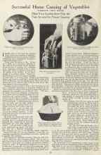 Better Homes & Gardens June 1923 Magazine Article: Successful Home Canning of Vegetables