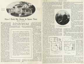 Better Homes & Gardens June 1923 Magazine Article: How I Built My Home in Spare Time