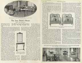 Better Homes & Gardens June 1923 Magazine Article: The June Bride's House