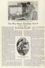 Better Homes & Gardens July 1923 Magazine Article: The Wee House Electrified, Part II