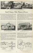 Better Homes & Gardens July 1923 Magazine Article: Small Homes With Plenty of Room