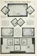 Better Homes & Gardens July 1923 Magazine Article: Novel Stitchery for Your Dining Room