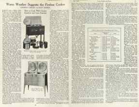 Better Homes & Gardens July 1923 Magazine Article: Warm Weather Suggests the Fireless Cooker