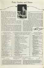 Better Homes & Gardens August 1923 Magazine Article: Fruit, Garden and Home
