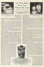 Better Homes & Gardens August 1923 Magazine Article: Let Fruit Juices Serve You Thruout the Year