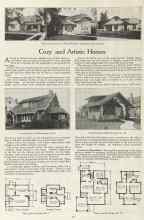 Better Homes & Gardens August 1923 Magazine Article: Cozy and Artistic Homes