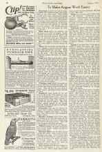 Better Homes & Gardens August 1923 Magazine Article: To Make August Work Easier