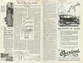 Better Homes & Gardens August 1923 Magazine Article: How to Wire Your Garage