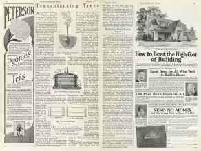 Better Homes & Gardens August 1923 Magazine Article: Transplanting Trees