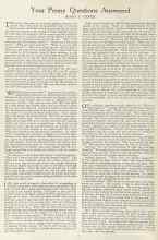 Better Homes & Gardens September 1923 Magazine Article: Your Peony Questions Answered