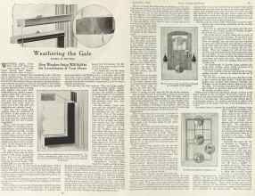Better Homes & Gardens September 1923 Magazine Article: Weathering the Gale