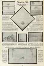 Better Homes & Gardens November 1923 Magazine Article: Attractive Gift Embroideries