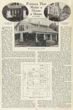 Better Homes & Gardens December 1923 Magazine Article: Pointers That Make a House a Home